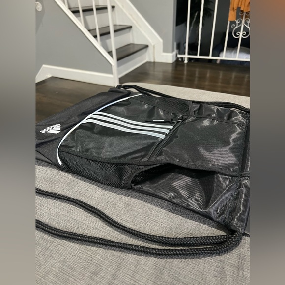 BRAND NEW WITH TAG & PACKAGING | Unisex Adidas Black Sack Pack Bag - Picture 3 of 4